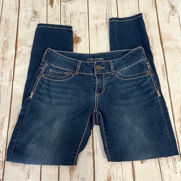 Maurice’s Jeggings Size small dark wash low rise skinny jeans S-S - Picture 1 of 10
